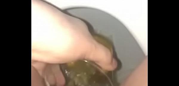  juicy pussy piss in clear cup
